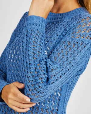 Daniela Womens Sweater Blue