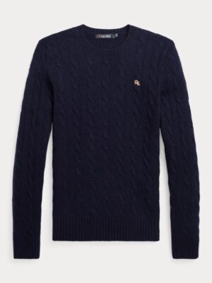 Cable-knit wool-hunter-blue-2